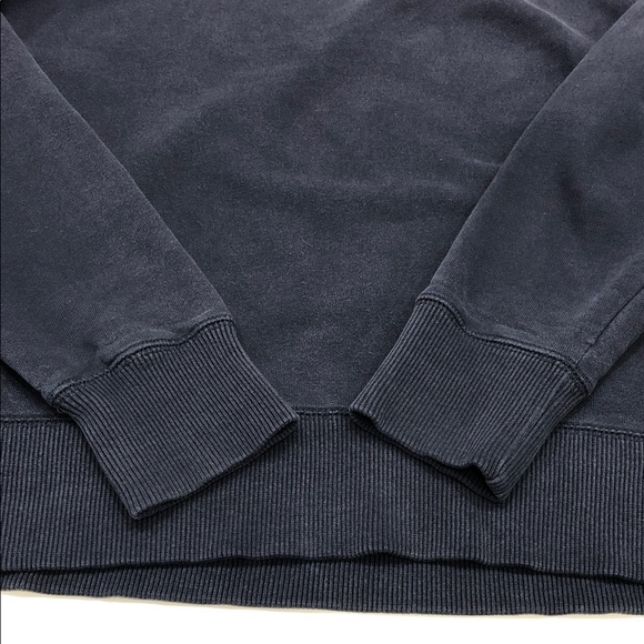 🦫 Roots Quarter-Zip Sweatshirt - Navy Blue - Size Small  🇨🇦 - Picture 12 of 14